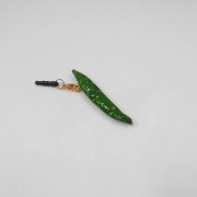 Green Chili Pepper (mini) Headphone Jack Plug - Fake Food Japan