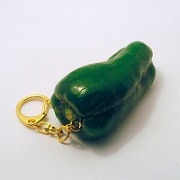Green Pepper Keychain - Fake Food Japan