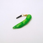 Green Soybean Headphone Jack Plug - Fake Food Japan
