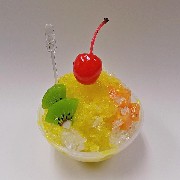 Lemon Kakigori (Snow Cone/Shaved Ice) Small Size Replica - Fake Food Japan