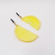 Lemon Slice (half-size) Headphone Jack Plug - Fake Food Japan