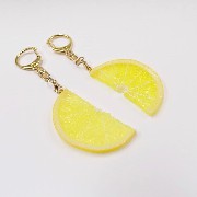 Lemon Slice (half-size) Keychain - Fake Food Japan