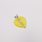 Lemon Slice (Heart-Shaped) Hair Clip - Fake Food Japan