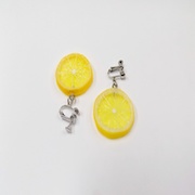 Lemon Slice (small) Clip-On Earrings - Fake Food Japan