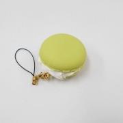 Macaron (green) Cell Phone Charm/Zipper Pull - Fake Food Japan