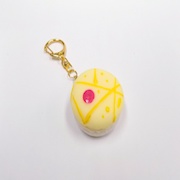 Macaron (light yellow) Keychain - Fake Food Japan