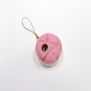 Macaron (misty pink) Cell Phone Charm/Zipper Pull - Fake Food Japan