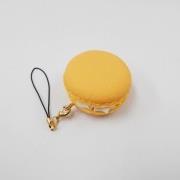 Macaron (orange) Cell Phone Charm/Zipper Pull - Fake Food Japan