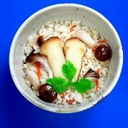 Matsutake Mushroom Rice Replica - Fake Food Japan
