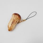 Matsutake Mushroom (small) Cell Phone Charm/Zipper Pull - Fake Food Japan