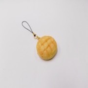 Melon Bread (small) Cell Phone Charm/Zipper Pull - Fake Food Japan