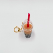 Milk Tea Tapioca Drink (mini) Keychain - Fake Food Japan