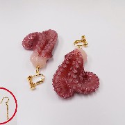 Octopus Ver. 1 Pierced Earrings - Fake Food Japan