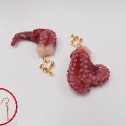 Octopus Ver. 3 Pierced Earrings - Fake Food Japan