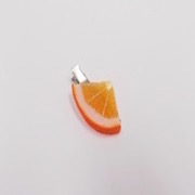 Orange Slice (quarter-size) Hair Clip - Fake Food Japan