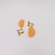 Orange (small) Clip-On Earrings - Fake Food Japan