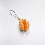 Orange (small) Ver. 5 Cell Phone Charm/Zipper Pull - Fake Food Japan