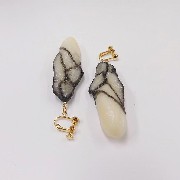 Oyster Clip-On Earrings - Fake Food Japan