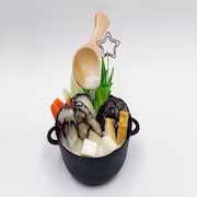 Oyster & Tofu Hotpot Small Size Replica - Fake Food Japan