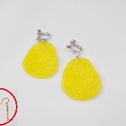 Pickled Japanese Radish Pierced Earrings - Fake Food Japan