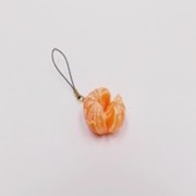 Pulled Apart Orange (small) Cell Phone Charm/Zipper Pull - Fake Food Japan