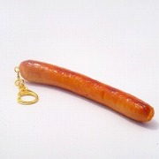 Sausage (large) Keychain - Fake Food Japan