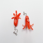 Sausage (Octopus-Shaped) Clip-On Earrings - Fake Food Japan