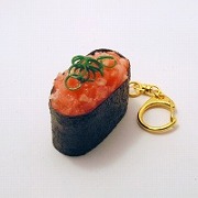 Scallion & Tuna Battleship Roll Sushi Keychain - Fake Food Japan