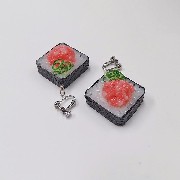Scallion & Tuna Roll Sushi Clip-On Earrings - Fake Food Japan
