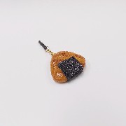 Senbei (Japanese Cracker) with Seaweed (small) Headphone Jack Plug - Fake Food Japan
