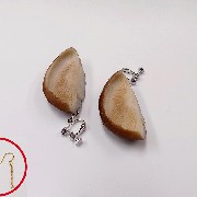 Shiitake Mushroom Pierced Earrings - Fake Food Japan