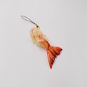 Shrimp Tail Tempura Cell Phone Charm/Zipper Pull - Fake Food Japan