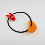 Sliced Apple (small) & Orange Hair Band - Fake Food Japan
