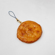 Soy Sauce (Shoyu) Senbei (Japanese Cracker) Cell Phone Charm/Zipper Pull - Fake Food Japan
