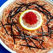 Spaghetti with Mentaiko (Walleye Pollack Roe Sauce) Replica - Fake Food Japan