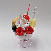 Strawberry Parfait Small Size Replica - Fake Food Japan