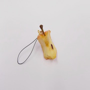 Three-Quarters Eaten Apple Cell Phone Charm/Zipper Pull - Fake Food Japan