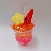Tropical Punch with Watermelon Small Size Replica - Fake Food Japan