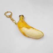 Whole Peeled Banana Keychain - Fake Food Japan