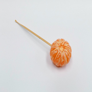 Whole Peeled Orange Ear Pick - Fake Food Japan