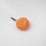 Whole Peeled Orange (small) Headphone Jack Plug - Fake Food Japan