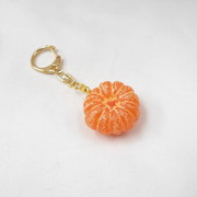 Whole Peeled Orange (small) Keychain - Fake Food Japan