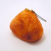 Yaki Onigiri (Toasted Rice Ball) Cell Phone Charm/Zipper Pull - Fake Food Japan