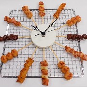 Yakitori (Grilled Chicken) Wall Clock - Fake Food Japan