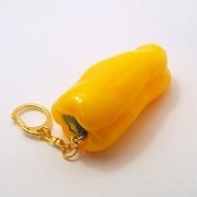 Yellow Pepper Keychain - Fake Food Japan
